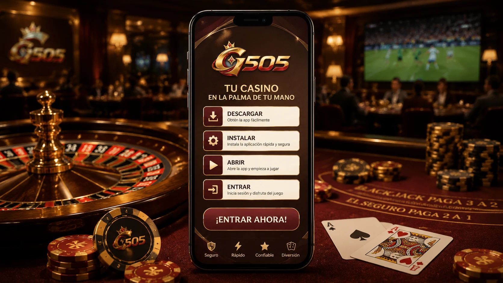 Descarga móvil para casino y apuestas deportivas